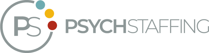 PsychStaffing Logo - full color - icon to left of text